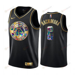 Washington Wizards Rui Hachimura 8 Black Golden Diamond Edition 75th Anniversary Jersey