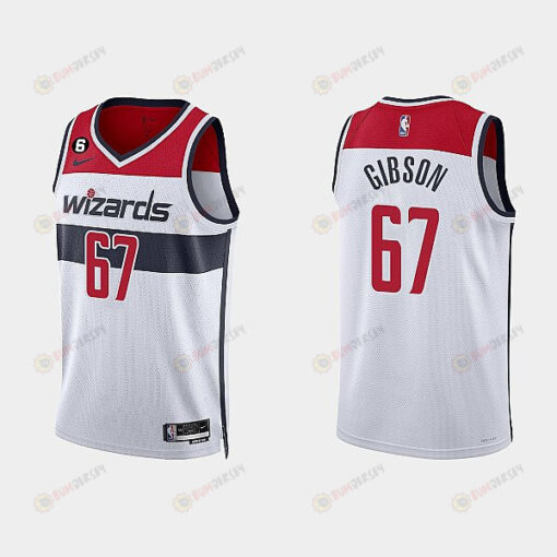 Washington Wizards Taj Gibson 67 2022-23 Association Edition White Men Jersey Swingman