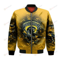 Waterloo Warriors Bomber Jacket 3D Printed Camouflage Vintage