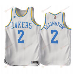 Wayne Ellington 2 Los Angeles Lakers 2022-23 Classic Edition White Jersey - Men Jersey