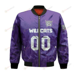 Weber State Wildcats Bomber Jacket 3D Printed Team Logo Custom Text And Number