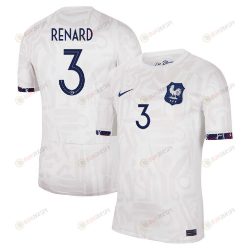 Wendie Renard 3 France Women's National Team 2023-24 Away Men Jersey