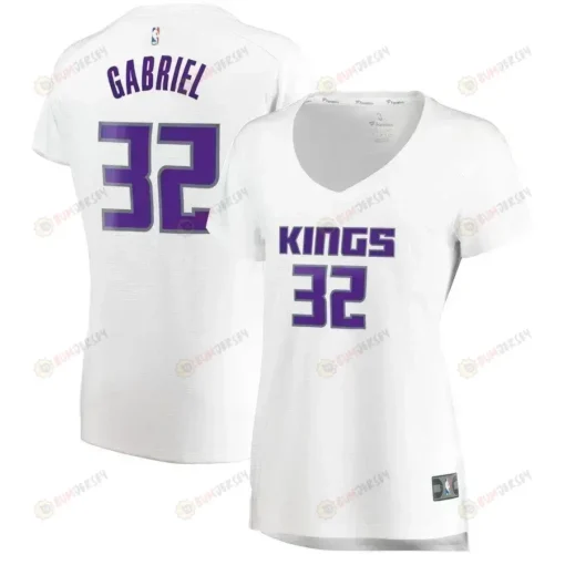 Wenyen Gabriel Sacramento Kings Women's Fast Break Player Jersey - Association Edition - White