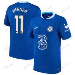 Werner 11 Chelsea 2022/23 Home Player Jersey - Blue