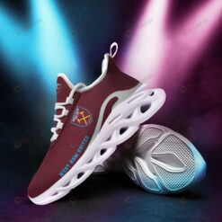 West Ham United Logo Pattern 3D Max Soul Sneaker Shoes