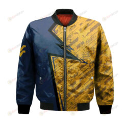 West Virginia Mountaineers Bomber Jacket 3D Printed Abstract Pattern Sport