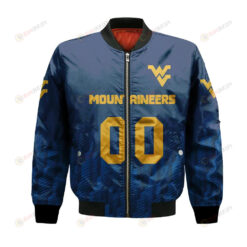West Virginia Mountaineers Bomber Jacket 3D Printed Team Logo Custom Text And Number