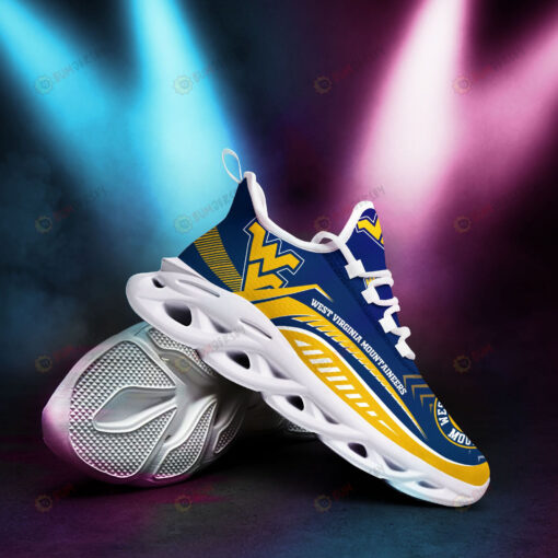 West Virginia Mountaineers Logo Border Pattern 3D Max Soul Sneaker Shoes