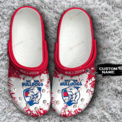 Western Bulldogs Custom Personalized Crocs Classic Clogs Shoes - AOP Clog