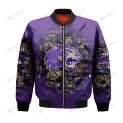 Western Carolina Catamounts Bomber Jacket 3D Printed Camouflage Vintage