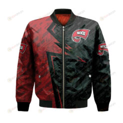 Western Kentucky Hilltoppers Bomber Jacket 3D Printed Abstract Pattern Sport