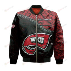 Western Kentucky Hilltoppers Bomber Jacket 3D Printed Grunge Polynesian Tattoo