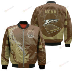 Western Michigan Broncos Bomber Jacket 3D Printed - Fire Football