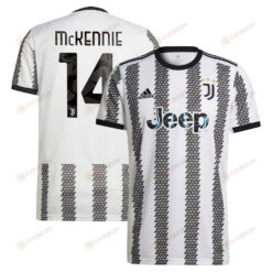 Weston McKennie 14 Juventus Men 2022/23 Home Jersey - White