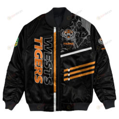 Wests Tigers Bomber Jacket 3D Printed Personalized Rugby For Fan