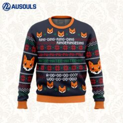 What does the Fox say Ugly Sweaters For Men Women Unisex