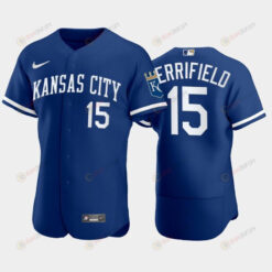 Whit Merrifield 15 Kansas City Royals 2022-23 Blue Men's Jersey Jersey