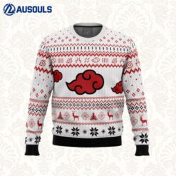 White Christmas Akatsuki Ugly Sweaters For Men Women Unisex
