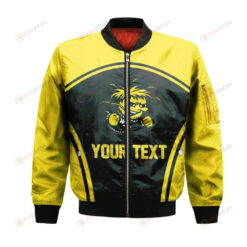 Wichita State Shockers Bomber Jacket 3D Printed Custom Text And Number Curve Style Sport