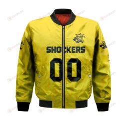 Wichita State Shockers Bomber Jacket 3D Printed Team Logo Custom Text And Number