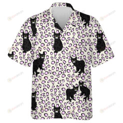 Wild African Leopard With Little Black Kittens Hawaiian Shirt