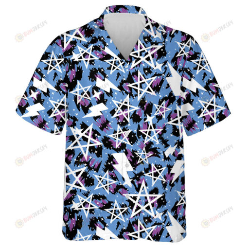 Wild African Leopard With Stars And Rays Hawaiian Shirt