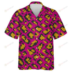 Wild Animals Leopard In Knitted Style Hawaiian Shirt