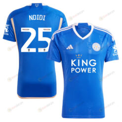 Wilfred Ndidi 25 Leicester City FC 2023/24 Home Men Jersey - Blue
