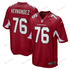 Will Hernandez Arizona Cardinals Game Player Jersey - Cardinal
