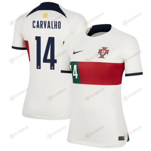 William Carvalho 14 Portugal National Team 2022-23 Qatar World Cup Women Jersey - Away