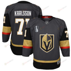 William Karlsson 71 Vegas Golden Knights Youth 2023 Stanley Cup Final Alternate Jersey - Black