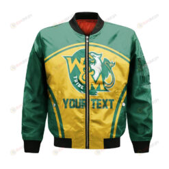 William and Mary Tribe Bomber Jacket 3D Printed Custom Text And Number Curve Style Sport