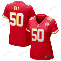 Willie Gay 50 Kansas City Chiefs Game Women Jersey - Red