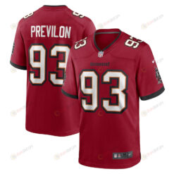 Willington Previlon Tampa Bay Buccaneers Game Player Jersey - Red