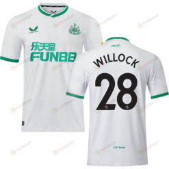 Willock 28 Newcastle United FC Men 2022/23 Third Jersey - White