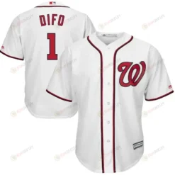 Wilmer Difo Washington Nationals Home Cool Base Player Jersey - White