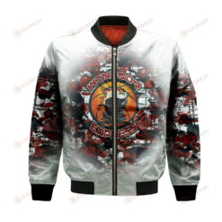 Windsor Express Bomber Jacket 3D Printed Camouflage Vintage