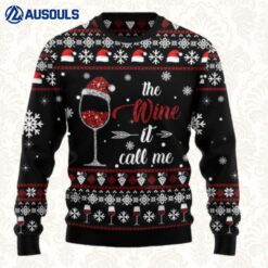 Wine Call Me Ugly Sweaters For Men Women Unisex