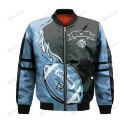 Winnipeg Ice Bomber Jacket 3D Printed Flame Ball Pattern