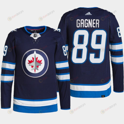 Winnipeg Jets Sam Gagner 89 Navy Home Primegreen Jersey 2022-23