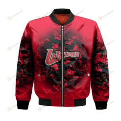 Winnipeg Wesmen Bomber Jacket 3D Printed Camouflage Vintage