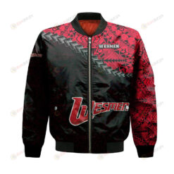 Winnipeg Wesmen Bomber Jacket 3D Printed Grunge Polynesian Tattoo