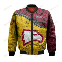 Winthrop Eagles Bomber Jacket 3D Printed Grunge Polynesian Tattoo