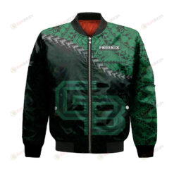 Wisconsin-Green Bay Phoenix Bomber Jacket 3D Printed Grunge Polynesian Tattoo