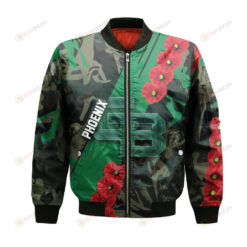 Wisconsin-Green Bay Phoenix Bomber Jacket 3D Printed Sport Style Keep Go on