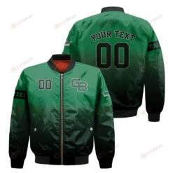 Wisconsin-Green Bay Phoenix Fadded Bomber Jacket 3D Printed