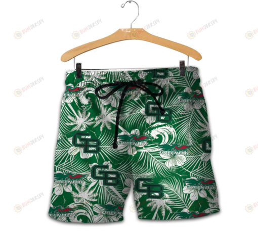 Wisconsin-Green Bay Phoenix Men Shorts Tropical Seamless