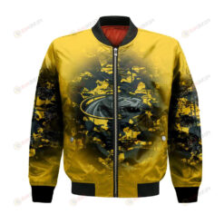 Wisconsin-Milwaukee Panthers Bomber Jacket 3D Printed Camouflage Vintage