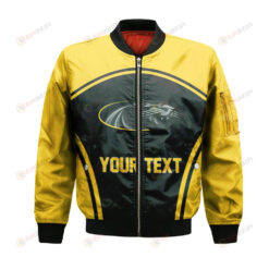 Wisconsin-Milwaukee Panthers Bomber Jacket 3D Printed Custom Text And Number Curve Style Sport