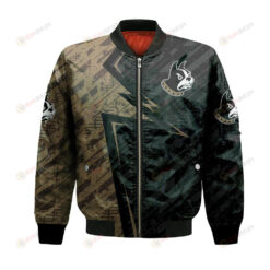 Wofford Terriers Bomber Jacket 3D Printed Abstract Pattern Sport